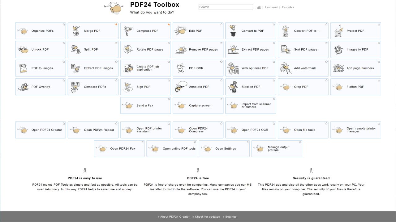 PDF24 Tools stažení zdarma